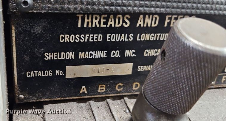 image for item EI8579 Sheldon 13 lathe