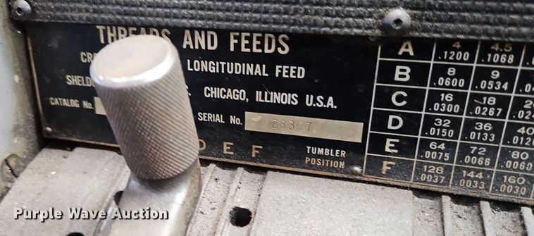 image for item EI8579 Sheldon 13 lathe