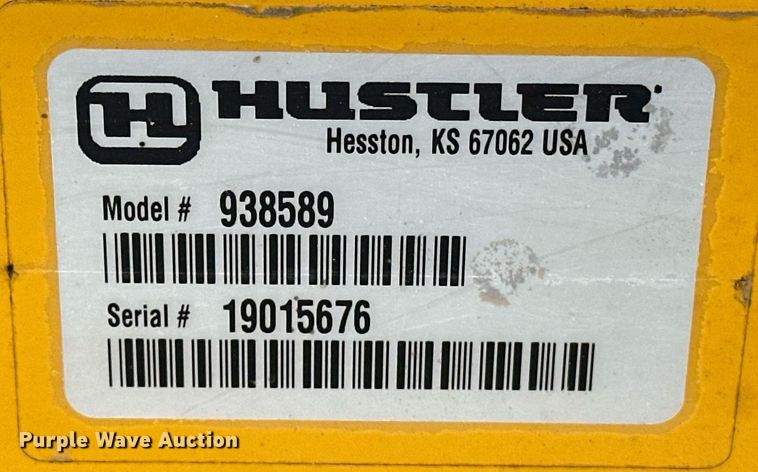 image for item EJ5270 2019 Hustler Raptor ZTR lawn mower