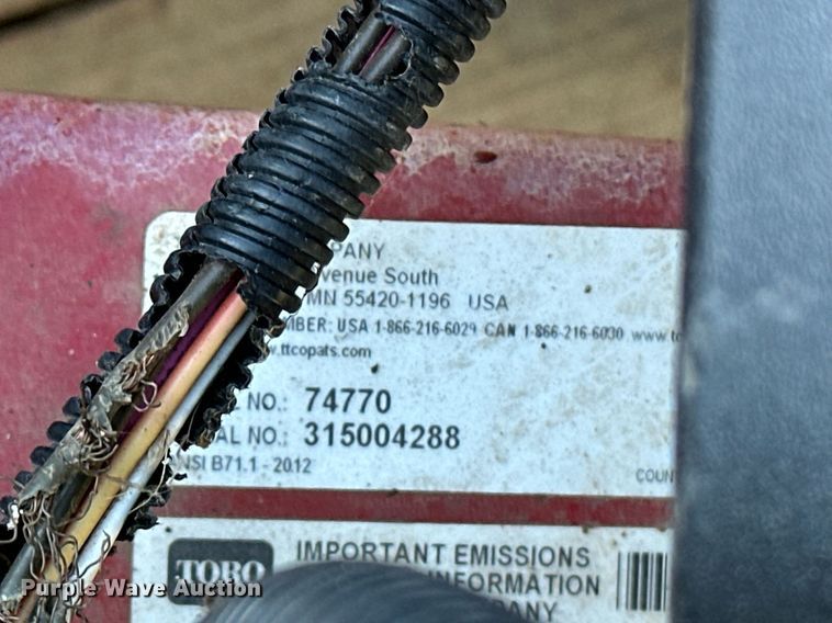 image for item EJ5299 Toro TimeCutter MX5050 ZTR lawn mower
