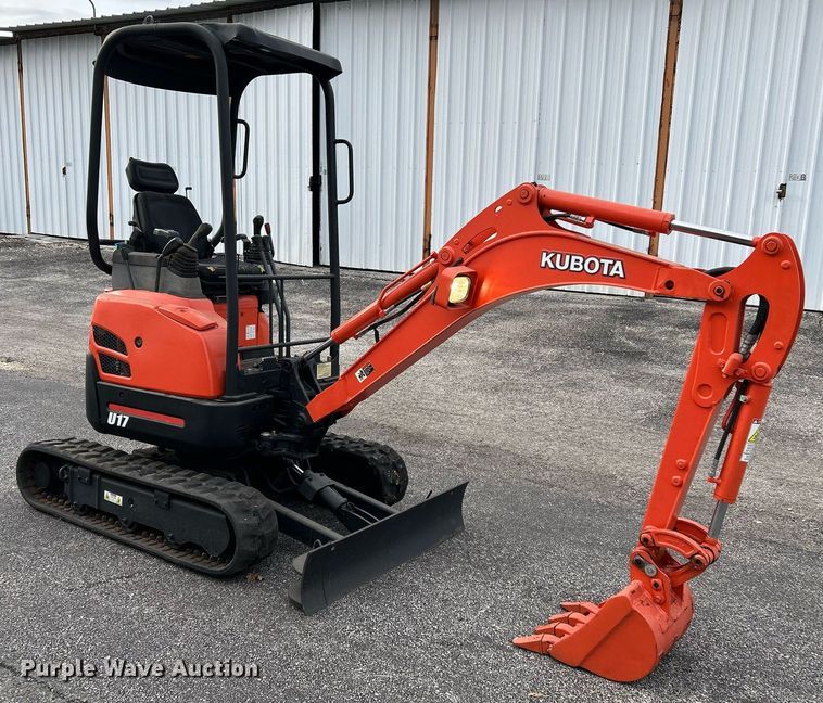 image for item EL6517 2017 Kubota U17 mini excavator