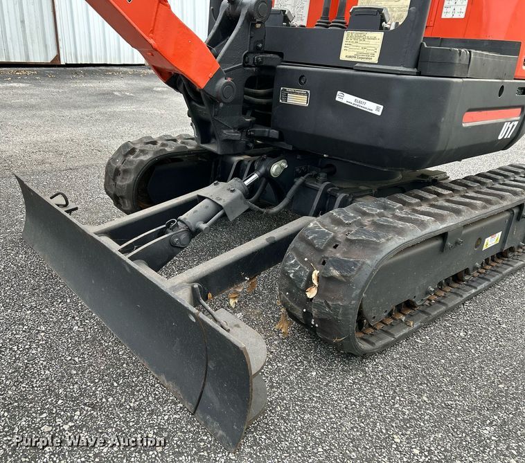 image for item EL6517 2017 Kubota U17 mini excavator