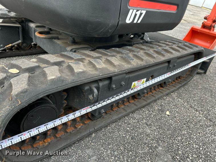 image for item EL6517 2017 Kubota U17 mini excavator