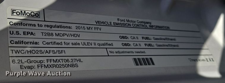 image for item EQ3859 2015 Ford F350 Super Duty XL pickup truck