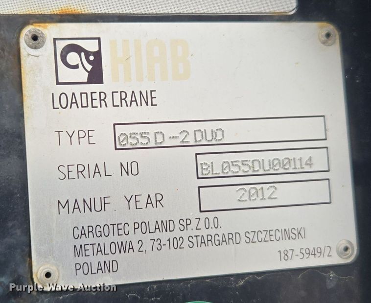 image for item ER5049 2013 Dodge Ram 5500 flatbed truck