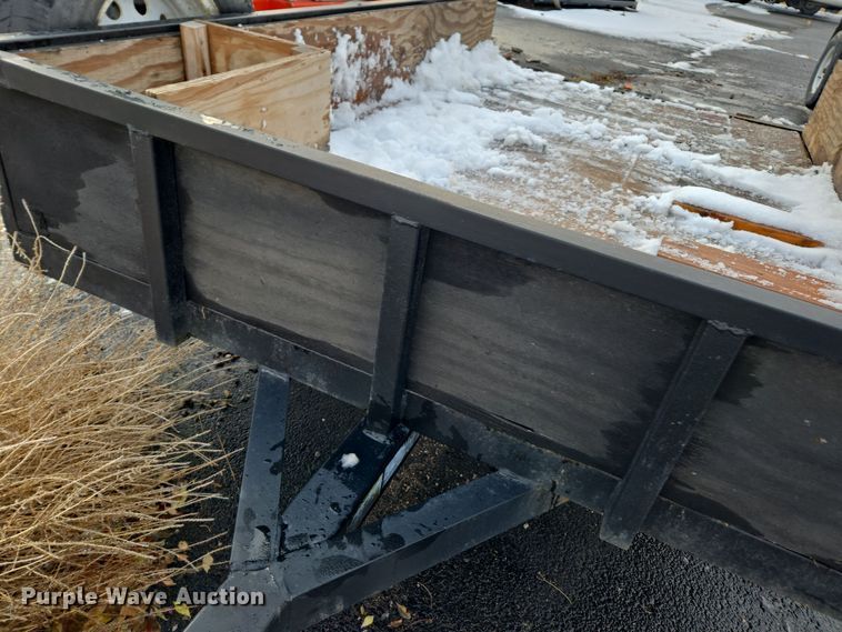image for item ER5051 2021 Big Bubbas utility trailer