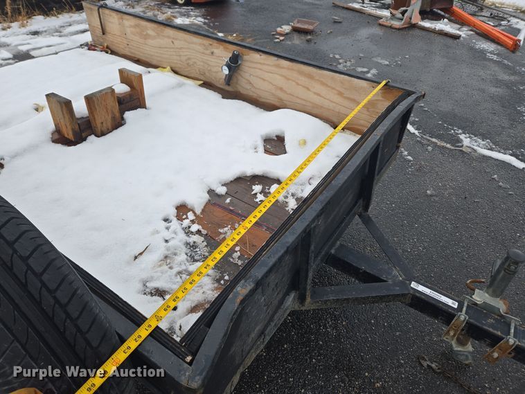 image for item ER5052 2013 Big Bubbas utility trailer