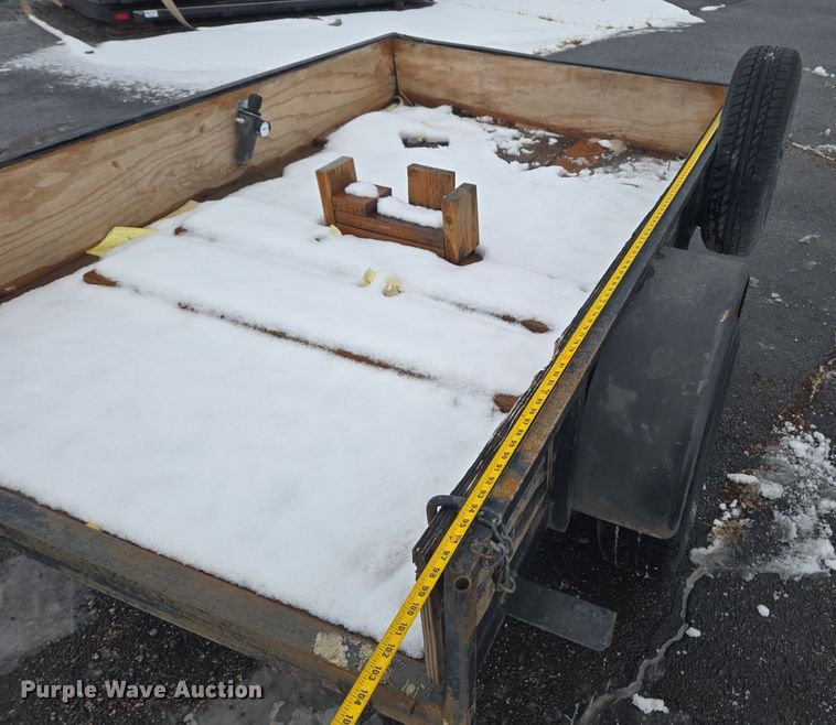 image for item ER5052 2013 Big Bubbas utility trailer