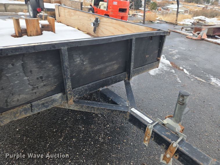 image for item ER5052 2013 Big Bubbas utility trailer