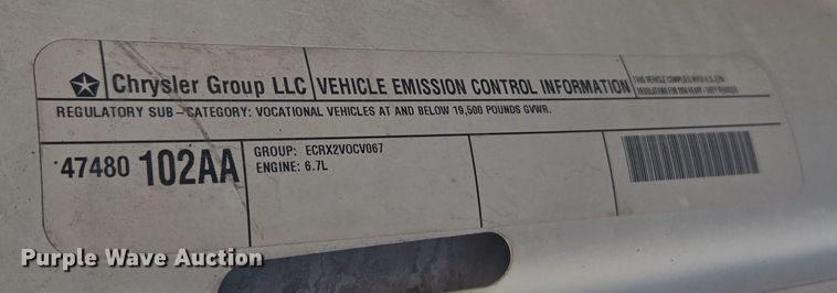 image for item ER5055 2014 Dodge Ram 4500HD flatbed truck