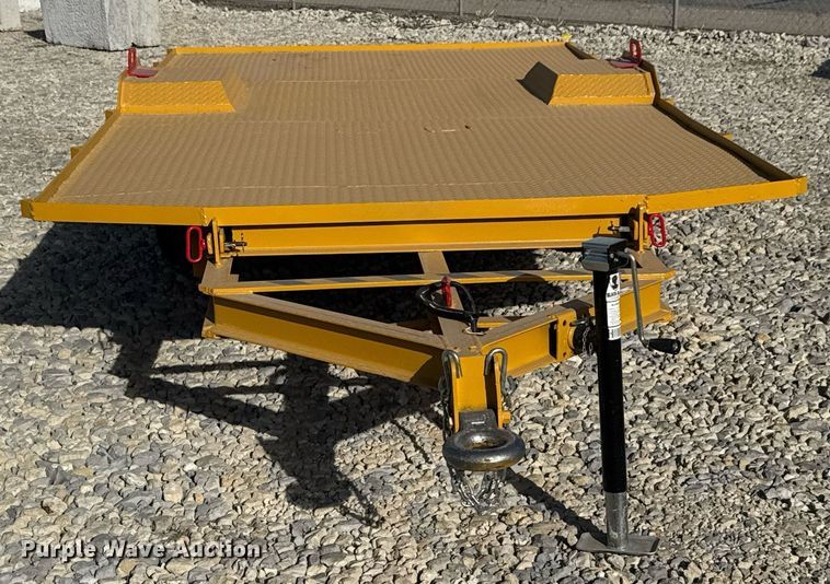 image for item LH9404 Shop built  tilt deck utility trailer