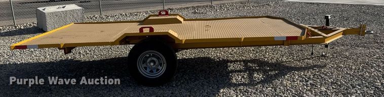 image for item LH9404 Shop built  tilt deck utility trailer