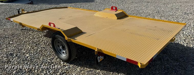 image for item LH9404 Shop built  tilt deck utility trailer