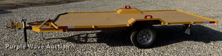image for item LH9404 Shop built  tilt deck utility trailer