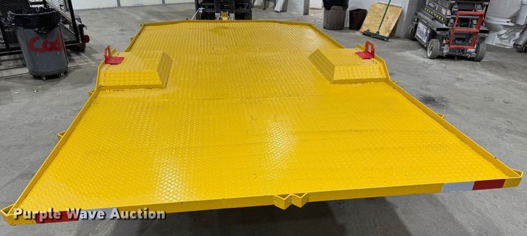 image for item LH9404 Shop built  tilt deck utility trailer