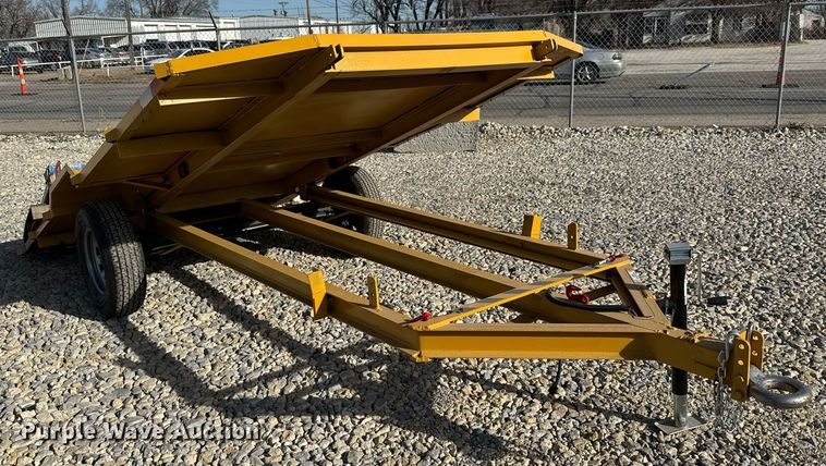 image for item LH9404 Shop built  tilt deck utility trailer