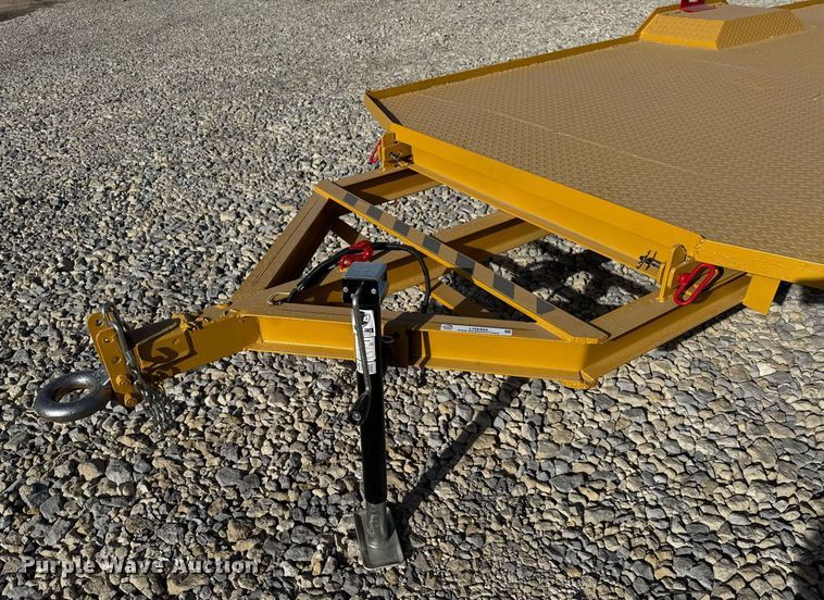 image for item LH9404 Shop built  tilt deck utility trailer