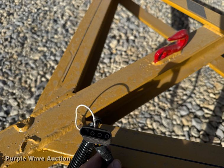 image for item LH9404 Shop built  tilt deck utility trailer