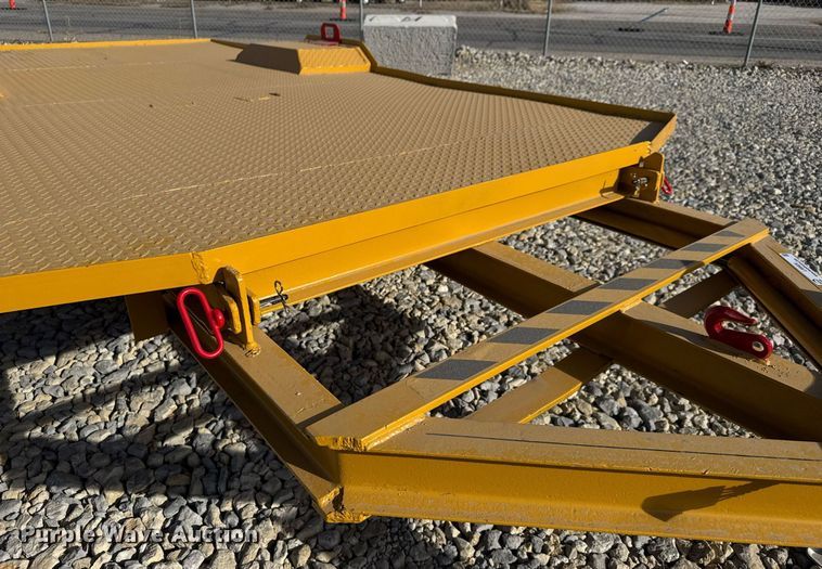 image for item LH9404 Shop built  tilt deck utility trailer