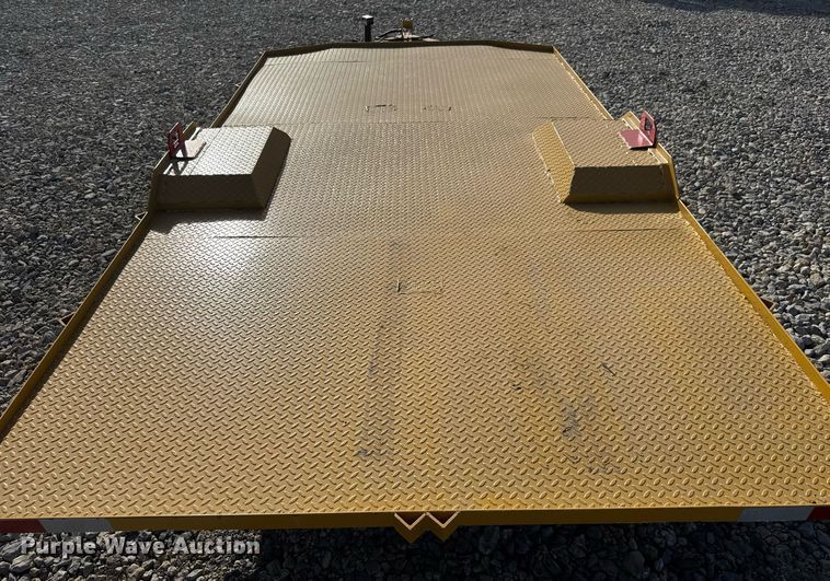 image for item LH9404 Shop built  tilt deck utility trailer