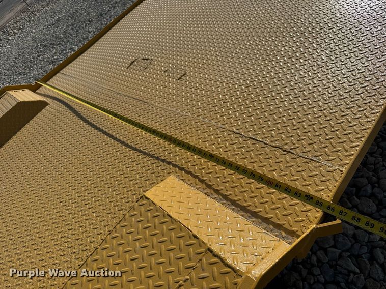 image for item LH9404 Shop built  tilt deck utility trailer