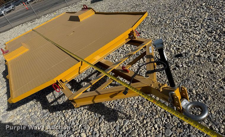 image for item LH9404 Shop built  tilt deck utility trailer