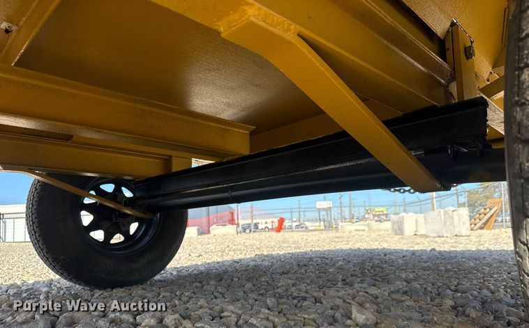 image for item LH9404 Shop built  tilt deck utility trailer