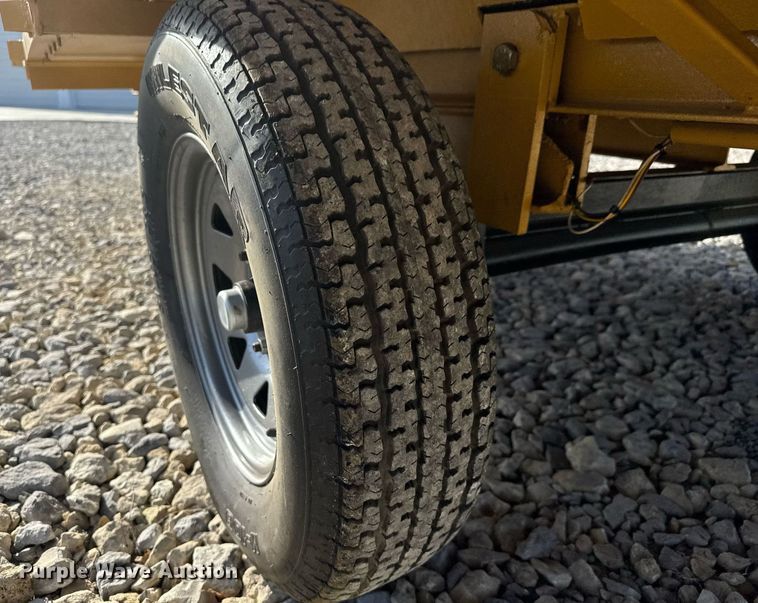 image for item LH9404 Shop built  tilt deck utility trailer