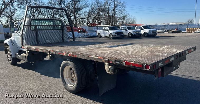 image for item LH9405 1998 Ford F800 flatbed truck