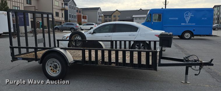 image for item LX9023 2014 Red Oak Finish Line utility trailer