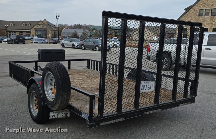 image for item LX9023 2014 Red Oak Finish Line utility trailer