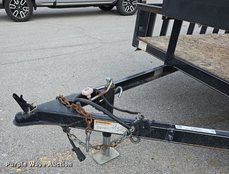 image for item LX9023 2014 Red Oak Finish Line utility trailer