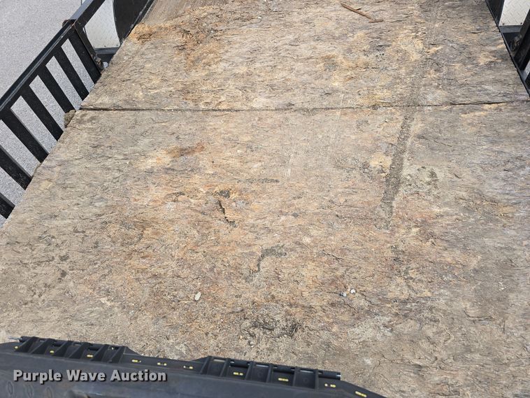 image for item LX9023 2014 Red Oak Finish Line utility trailer