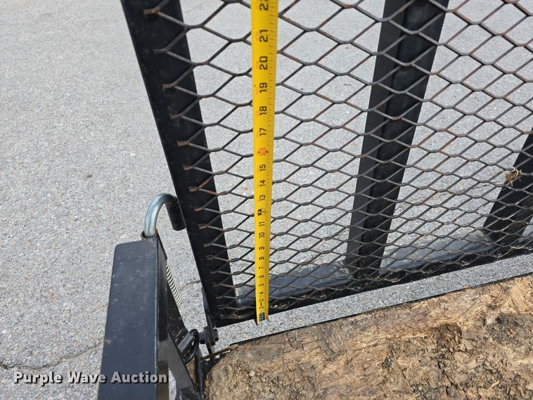 image for item LX9023 2014 Red Oak Finish Line utility trailer