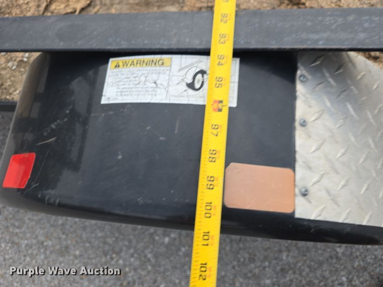 image for item LX9023 2014 Red Oak Finish Line utility trailer