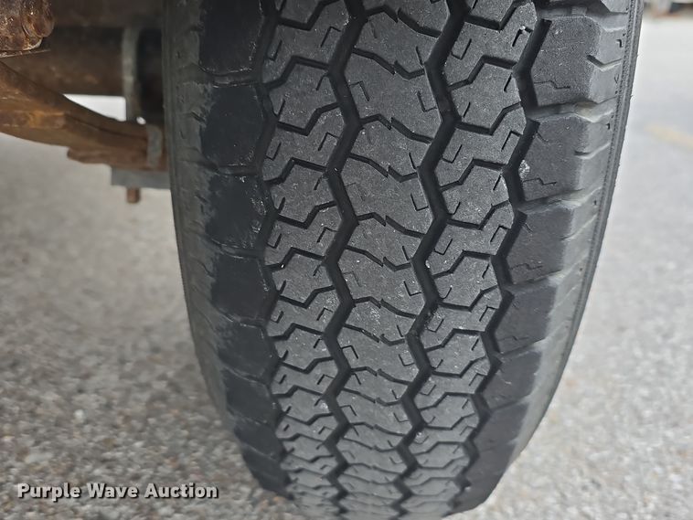 image for item LX9023 2014 Red Oak Finish Line utility trailer