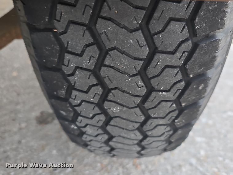 image for item LX9023 2014 Red Oak Finish Line utility trailer