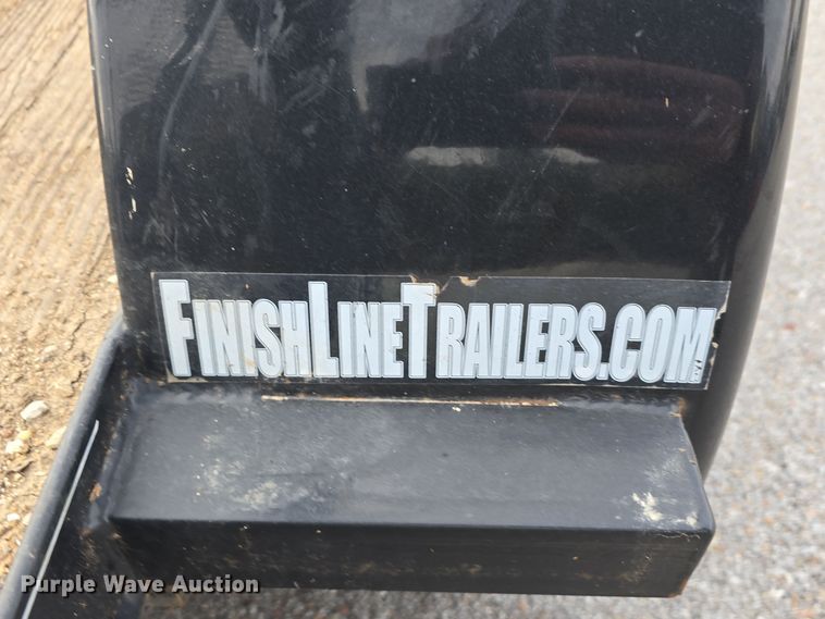 image for item LX9023 2014 Red Oak Finish Line utility trailer