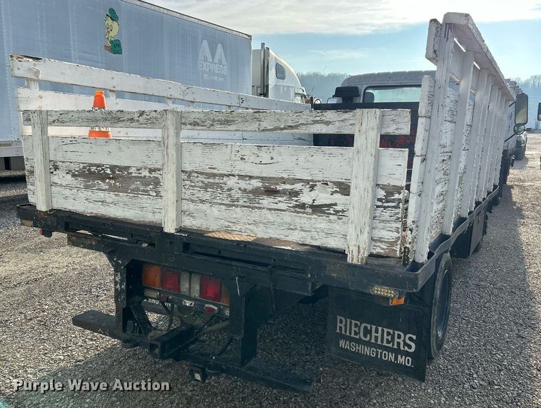 image for item NJ9725 1998 Mitsubishi FH211 flatbed truck