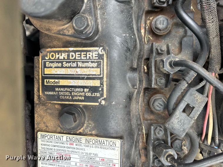 image for item OG9786 2000 John Deere  3235B reel mower