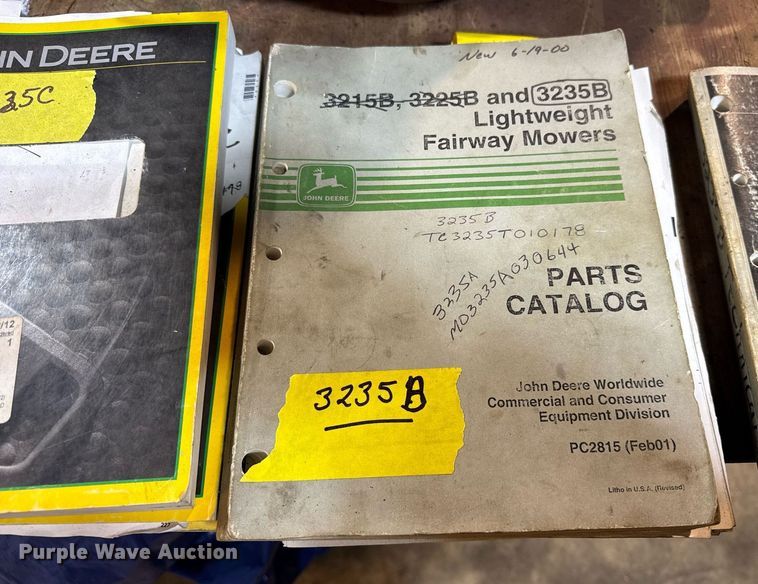 image for item OG9786 2000 John Deere  3235B reel mower