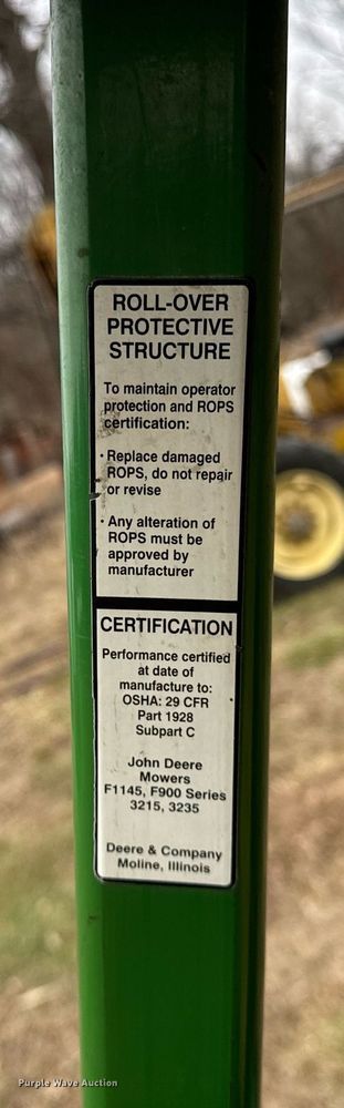 image for item OG9787 John Deere  3235A reel mower