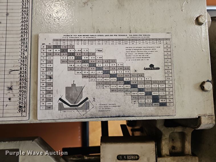 image for item OJ9334 Wysong 55-6  press brake
