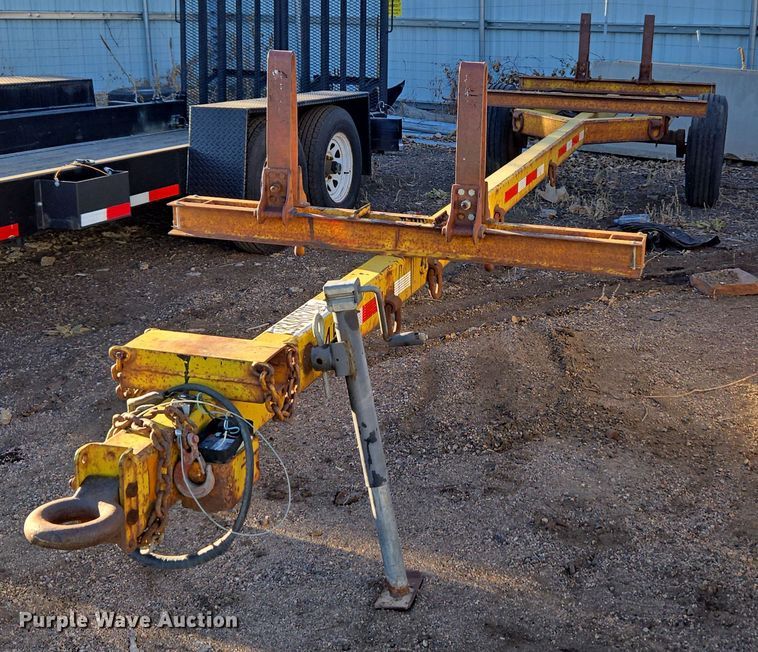 image for item YA0156 1994 Shop built pole trailer