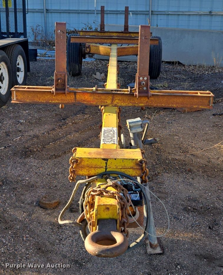 image for item YA0156 1994 Shop built pole trailer