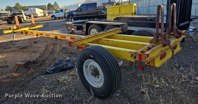 image for item YA0156 1994 Shop built pole trailer