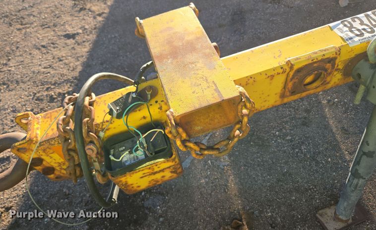 image for item YA0156 1994 Shop built pole trailer