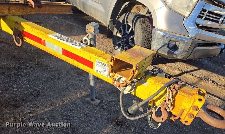 image for item YA0156 1994 Shop built pole trailer