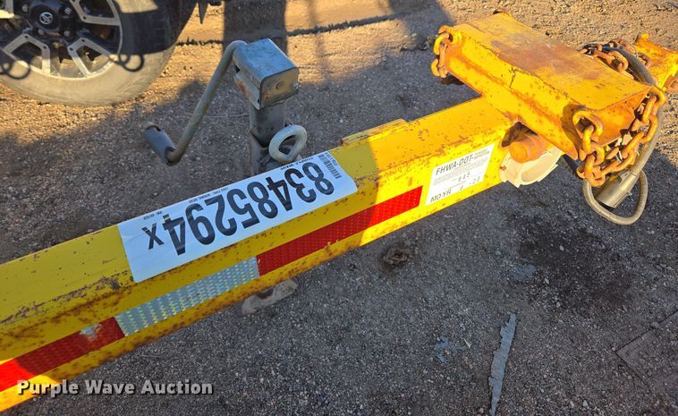 image for item YA0156 1994 Shop built pole trailer