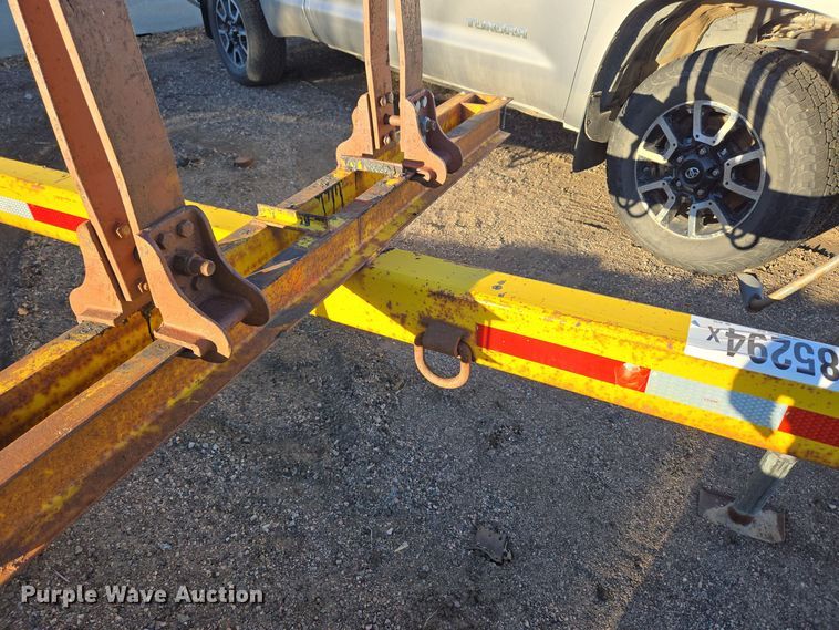 image for item YA0156 1994 Shop built pole trailer